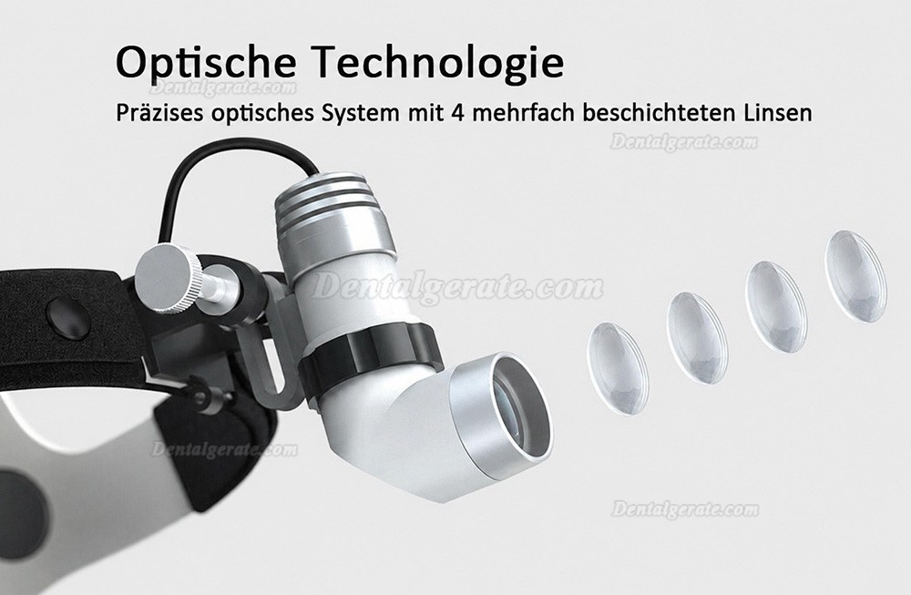 3W LED Chirurgischer medizinischer Scheinwerfer Einstellbare Dentalscheinwerfer KWS KD-202A-4